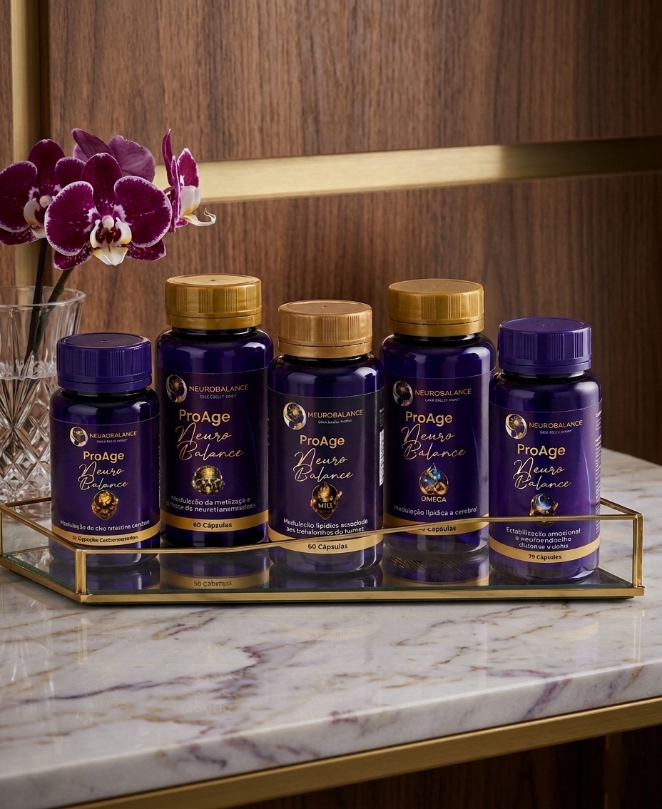 Linha PROAGE NeuroBalance de suplementação ortomolecular